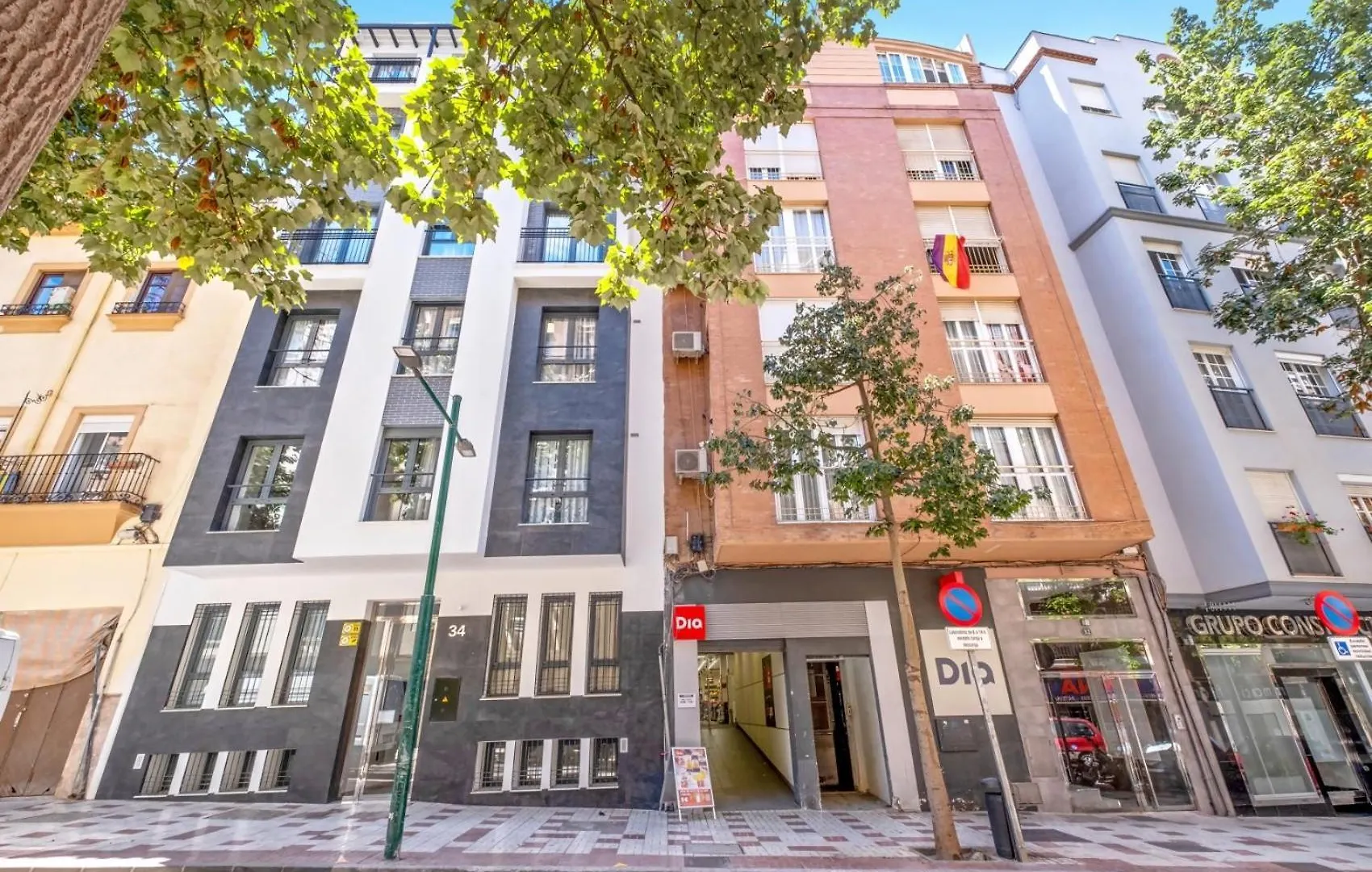 Lägenhet Apartamento Picasso Con Patio Trasero Málaga